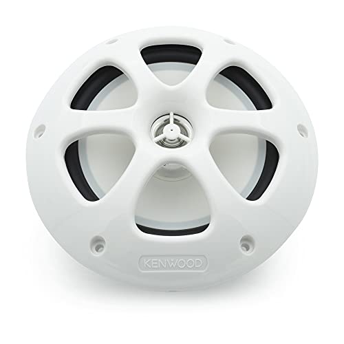 Kenwood KFC-1613MRW - 6.5 Inch 2 Way Coaxial Waterproof Marine/Motorsports/Car Speakers, Pair, 4 Ohm, 100 Peak Watts (White) Kenwood KFC-1613MRW - 6.5 Inch 2 Way Coaxial Waterproof Marine/Motorsports/Car Speakers, Pair, 4 Ohm, 100 Peak Watts (White)